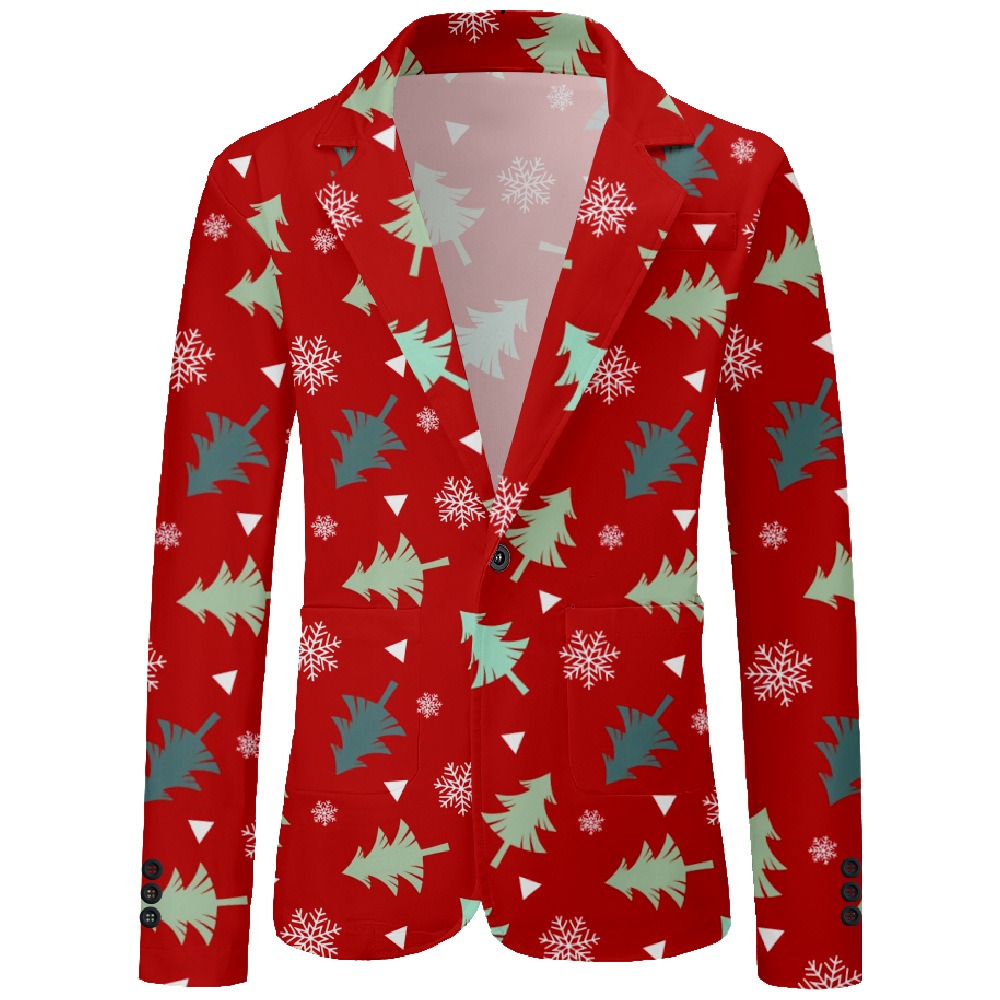 メンズ フェスティバル クリスマス カジュアル ブレザー 3 - Men Formal Wear With Coat のレビューと価格