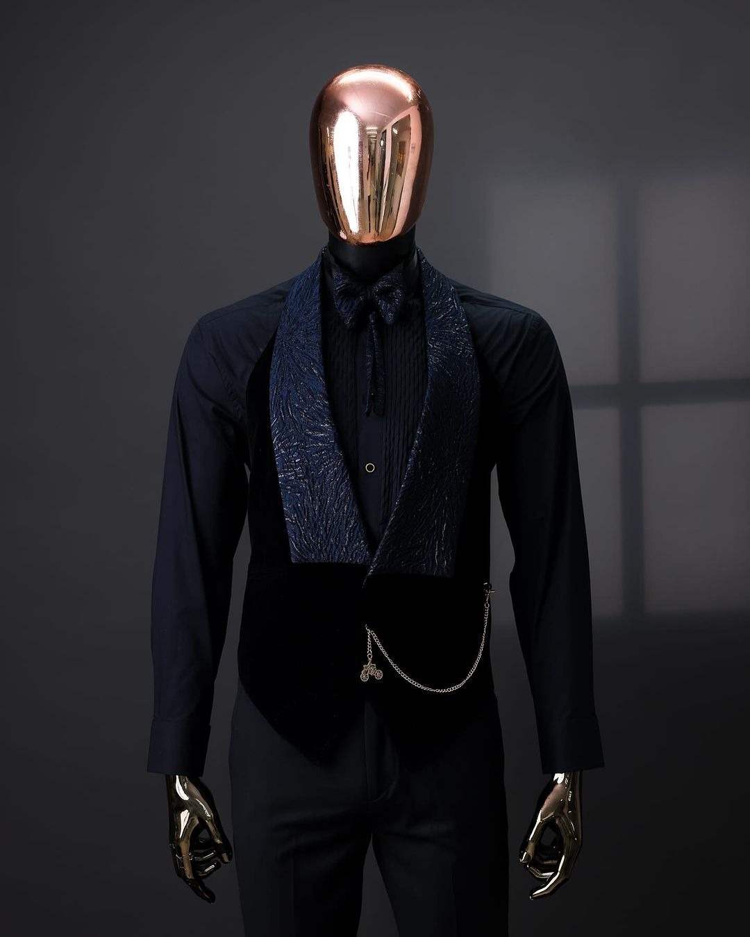 ファッション結婚式の男性スーツプロムパーティースーツ 3 ピ - Men Formal Wear With Coat のレビューと価格