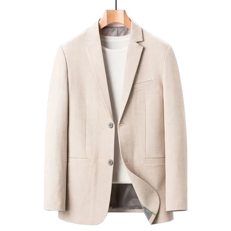 メンズカジュアルウェア,ジャケット,ジャケット,無地,スリム - Men Formal Wear With Coat のレビューと価格