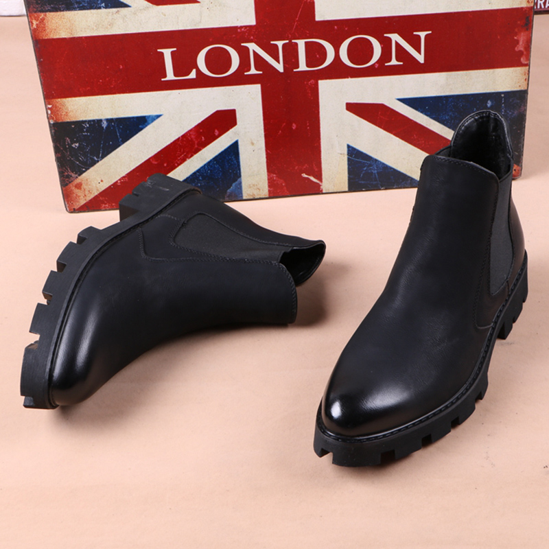 メンズカジュアルビジネスオフィスフォーマルドレスチェルシーブ - Men Formal Wear With Boots のレビューと価格