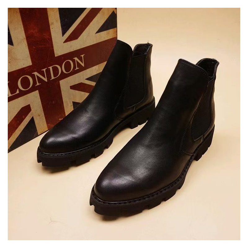 メンズカジュアルビジネスオフィスフォーマルドレスチェルシーブ - Men Formal Wear With Boots のレビューと価格