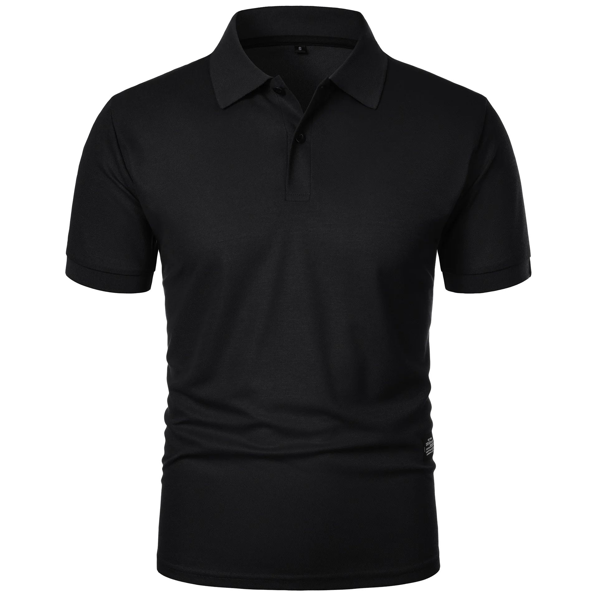 メンズ カジュアル ポロシャツ ブラック フレンチ ブルロッ - Men'S Polo Formal Wear のレビューと価格