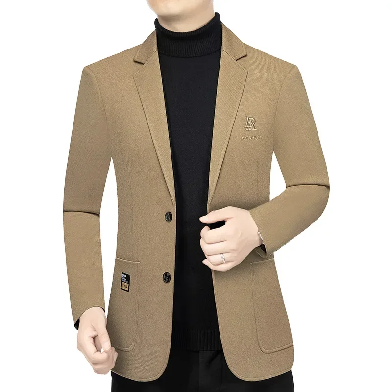 新しい秋の男のフォーマルウェア豪華なブレザージャケットビジネ - Men Formal Wear With Coat のレビューと価格