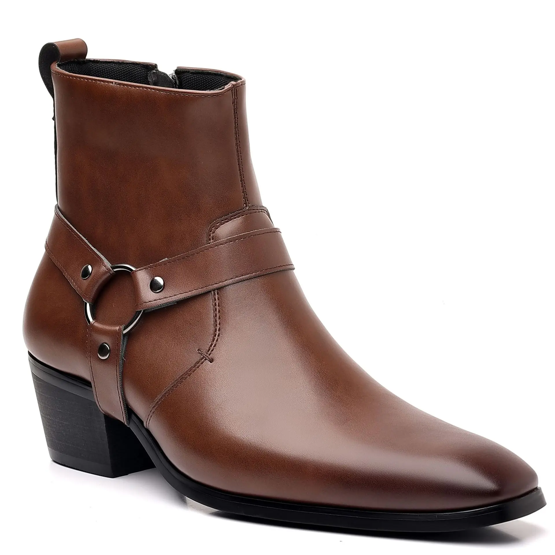 男性用のクラシックなウエスタンカウボーイブーツ,デザイナーブ - Men Formal Wear With Boots のレビューと価格