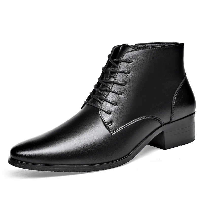 メンズカジュアルビジネスオフィスフォーマルドレスチェルシーブ - Men Formal Wear With Boots のレビューと価格