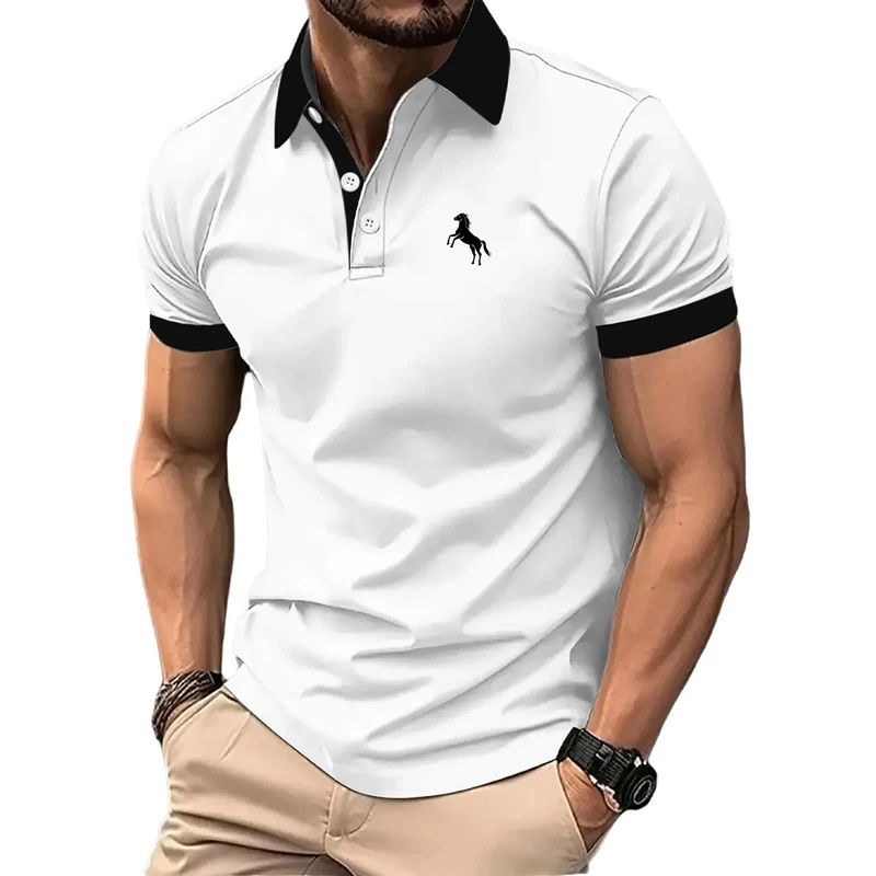 メンズ ポロシャツ 半袖 グラデーションカラー ジム フィッ - Men'S Polo Formal Wear のレビューと価格