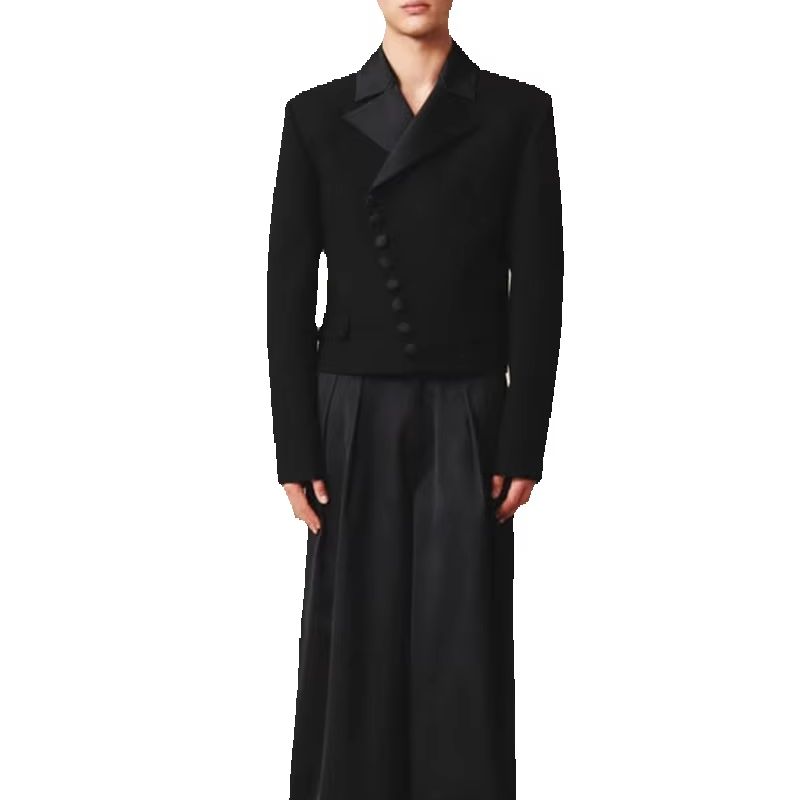 ルーズメンズスーツパンツセット 2 ピースブレザー + ズボ - Men Formal Wear With Coat のレビューと価格