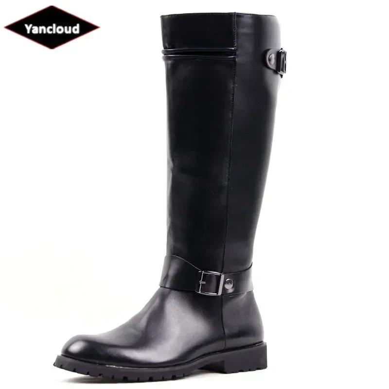 プラスサイズ 37-46 最高品質のパンクスタイルゴシックニ - Men Formal Wear With Boots のレビューと価格