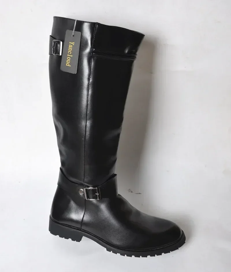 プラスサイズ 37-46 最高品質のパンクスタイルゴシックニ - Men Formal Wear With Boots のレビューと価格