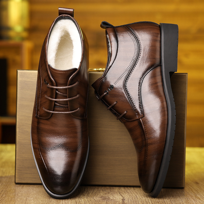 男性用レザーシューズ,ベルベット,フォーマルウェア,ビジネス - Men Formal Wear With Boots のレビューと価格