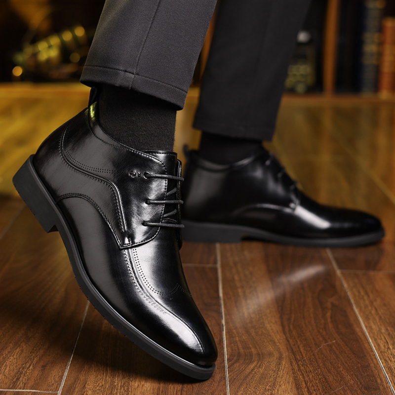 男性用レザーシューズ,ベルベット,フォーマルウェア,ビジネス - Men Formal Wear With Boots のレビューと価格