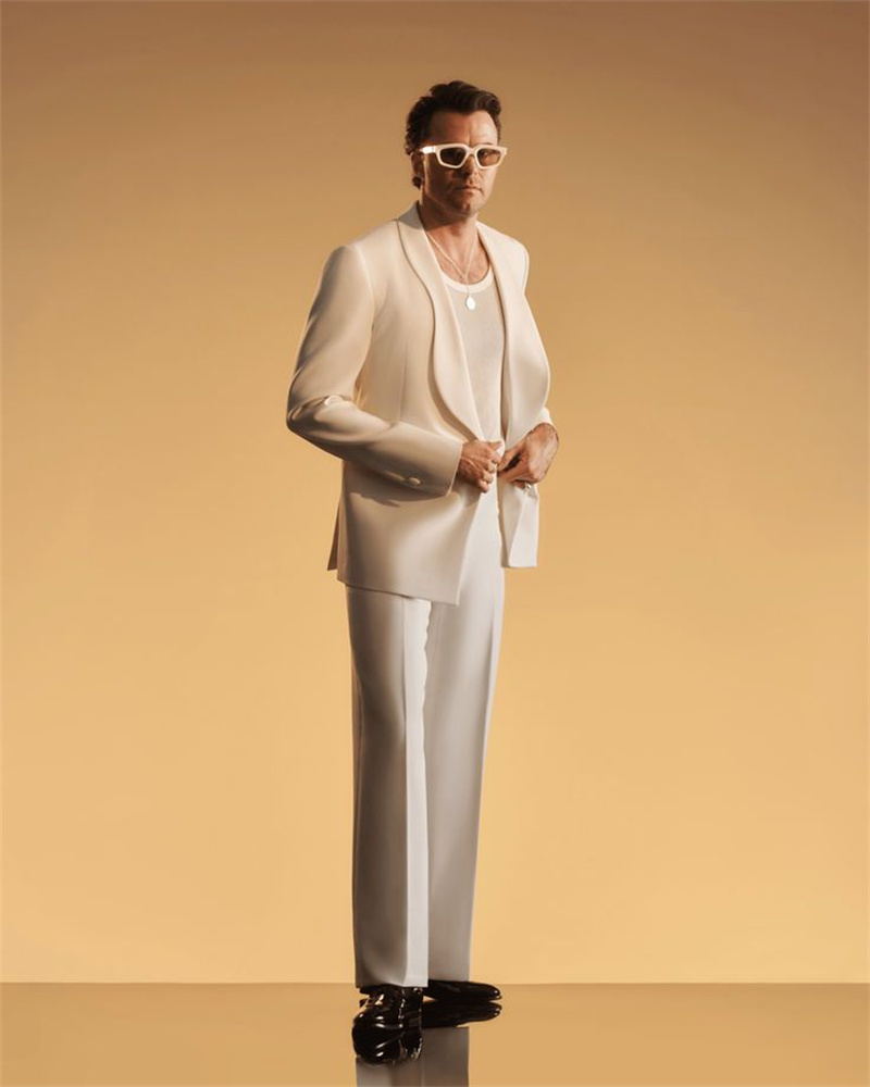 フォーマル男性スーツ 2 ピースブレザー + パンツビジネス - Men Formal Wear With Coat のレビューと価格